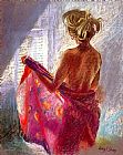 Hazel Soan Canvas Paintings - Private Moments I